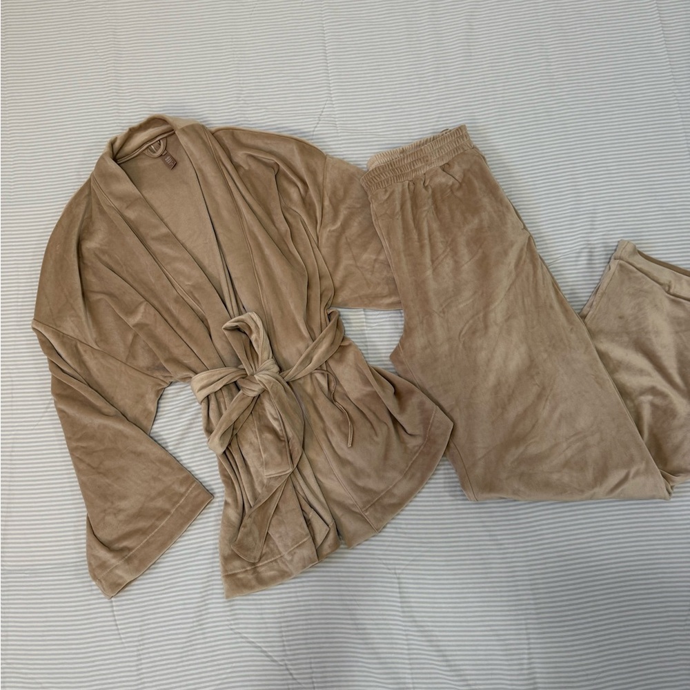 SKIMS velour lounge set